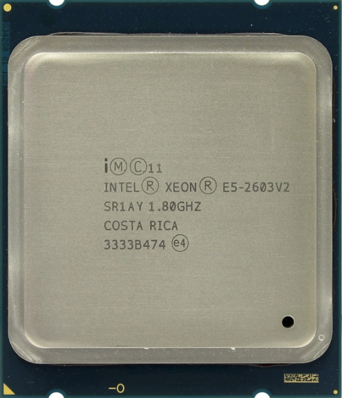 Intel Xeon E5-2603 v2 / Base Frequency 1.8GHz / Max Turbo