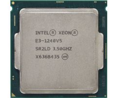 Intel Xeon E3-1240 v5 - 4Core / 8Threads, Base 3.50Ghz Turbo 3.90Ghz, 8MB Cache, 80W P/N: SR2LD